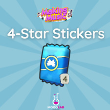 Monopoly Go 4 Star Stickers -fast Delivery