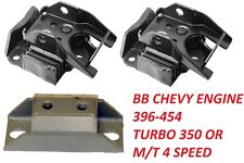 68-72 Chevelle Engine Mounts Kit 68-72 Camaro Motor Mounts 4speed Or 350 Turbo