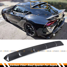 For 2020-24 Toyota Supra Mk5 Carbon Fiber Jdm Ag Style Rear Window Roof Spoiler