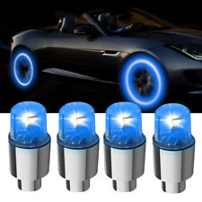 4pcs Car Auto Wheel Tire Tyre Air Valve Stem Led Light Caps Cover Accessories