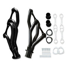 Small Block Chevy 305 350 400 Afg Body Mid-length Exhaust Header Black Painted