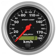 Autometer 3987-m Gauge Speedometer 3 38 190kmh Elec. Prog. W Lcd Odo