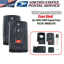 2x Remote Key Fob Shell Case Pad For 2004 2005 2006 2007 2008 2009 Toyota Prius