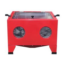 25 Gallon Bench Top Air Sandblasting Cabinet 5cfm Air Compressor Delivery Red