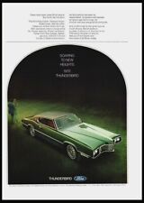 1970 Ford Thunderbird-green Car Photo Print Ad-vintage Man Cavegarage Decor