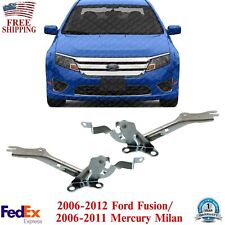 Set Of 2 Hood Hinges Left Right Side For 2006-2012 Ford Fusion 06-11 Mercury