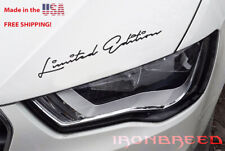 Limited Edition Decal Sticker Racing Performance Sports Car Truck Emblem Logo