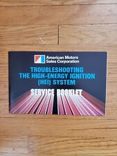 70s 80s Amc Jeep High-energy Ignition Hei System Service Manual Training Book