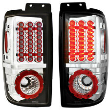 New Chrome Led Tail Light Set For 97-02 Ford Expedition Fo2800119 Fo2801119