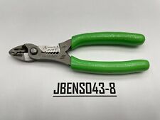 Snap-on Tools Usa New Green Soft Grip 7 Wire Stripper Cutter Crimper Pwcs7acfg