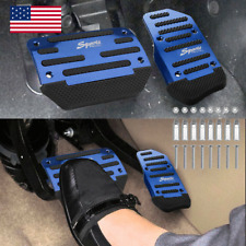 Blue Car Non-slip Automatic Gas Brake Foot Pedal Pad Cover Accessories Universal