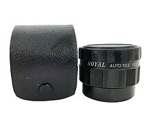 Royal Auto Tele Extender 2x Lens Model P M42 Screw Mount 35mm Manual Slr Case