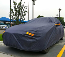 Eluto Universal Full Car Cover Full Coverage Uv Rain Dust Resistant Protection