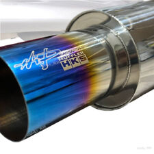 Hi Power Muffler 3.5 Hks Inspired Blue Tip - 2 Inch Inlet Free Shipping