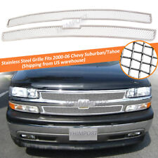 Stainless Mesh Grille Fits 2000-06 Chevy Suburbantahoe 1999-2002 Silverado 1500