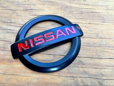 Nissan 350z 370z Versa Jdm Black Red Jdm Nismo Rear Emblem New Matte