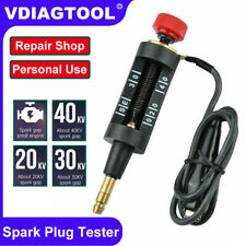 Auto Spark Plug Tester Ignition System Coil Engine In Line Diagnostic Test Tool