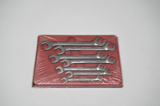 Snap-on Tools New 7pc Sae 38 - 34 4-way Angled Head Open Wrench Set Svs807a