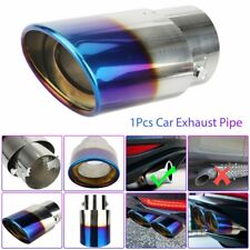 Car Exhaust Tail Throat Muffler Tip Pipe Stainless Steel Replacement Accessories
