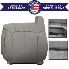 For 1999-2002 Chevy Suburban Tahoe Z71 Driver Leather Back Seat Cover Gray 922