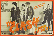 Classic Punk The Clash At Paris France Poster 1979  18 X12