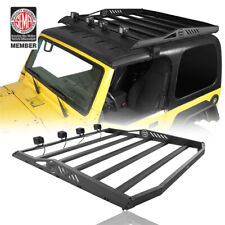 Hard Top Roof Rack Cargo Luggage Carrier Steel For Jeep Wrangler Tj 1997-2006