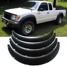 For Toyota Tacoma 95-04 Extended Fender Flares Wide Body Wheel Arches Matt Black