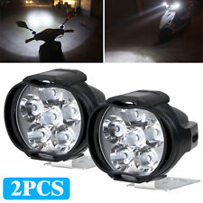 2pcs Car Motorcycle Headlight Spot Fog Lights 6 Led Front Head Lamp 12v 18w Atv