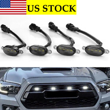 For Jeep Grand Cherokee 2003-2021 Front Grille Led Light Raptor Style Grill 4 X