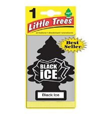 Little Trees Black Ice Tree Air Freshener Homecar Scent 12-24-48-96-144 Pack.