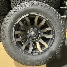 20x10 Fuel D674 Blitz Black Wheels Rims 35 Mt Tires 8x170 Ford Super Duty F250
