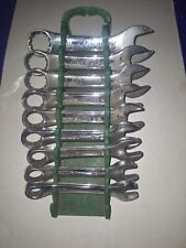 Sk Tools Usa 9 Pc Metric Short Chrome Combination Wrench Set Lot12 Point 11 - 19
