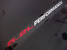 5.2l Performance Pair Hood Sticker Decals Emblem Fits Dodge Ram 318 V8 Magnum