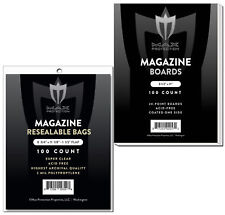100 Max Pro Ultra Clear Resealable Magazine Bags And Boards