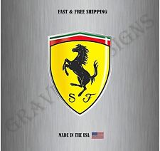 Ferrari Italy Racing Logo Vinyl Sticker Decal Car Truck Bumper Window Us Made