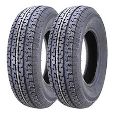 Free Country St21575r14 Trailer Tires 8pr Lr D Wfeatured Scuff Guard Set 2