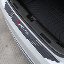 Rubber Car Rear Bumper Protector Trim Strip Trunk Sill Guard Scratch Cover Pad