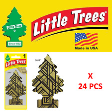 Gold Freshener Air Little Trees 10210 Air Tree Made In Usa Pack Of 24