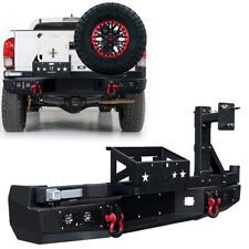 Vijay For 2005-2015 Tacoma Rear Bumper With Tire Carrier And Led Lights