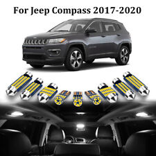 15 X Canbus Interior Led White Lights Package Kit For 2017-2020 Jeep Compass