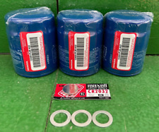 Genuine Honda 15400-plm-a02 Oil Filter 3 Pk Filters 3 Washers 1 Battery 2032
