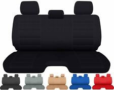 Truck Bench Seat Covers Blkcharcoaltan Fits 05-15toyota Tacoma Fr Bench W3hr