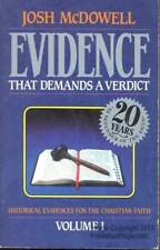 Evidence That Demands A Verdict - Paperback By Josh Mcdowell - Good