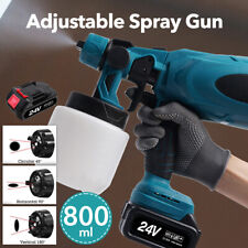 Paint Sprayer Gun Airless Power Electric 800ml Home Outdoor Wall Handheld Spray