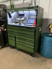 Snap On Ktl1022apzr7 Tool Box In Combat Green With Hutch Tools Not Included