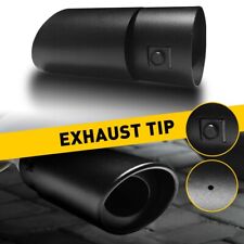 Car Auto Rear Exhaust Pipe Tail Muffler Tip Throat Tailpipe Auto Parts Black