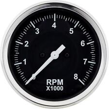 Speedway Motors Universal Black 3-38 Inch Electric Tachometer 0-8000 Rpm