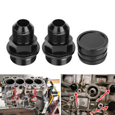 Block Plug Breather Fittings B16 B18c B-series Catch Can M28 To 10an For Honda