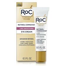 Roc Retinol Correxion Line Smoothing Eye Cream 0.5 Oz Fresh New Sale