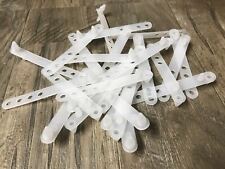 25 Pcs For Ford Mercury Clear Nylon Wiring Harness Hose Straps 3-58 Long